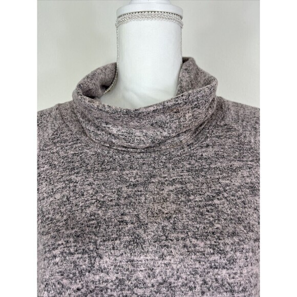 Lucky Brand Lightweight Light Pink & Black Turtleneck Sweater Plus Size 2X - Picture 3 of 12
